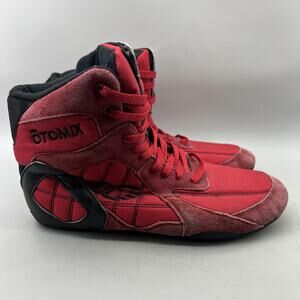 Otomix Stingray Weightlifting Shoes Men's 11 Red Black MMA Bodybuilding Sneakers